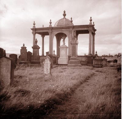 Matheson Monument in Lairg graveyard