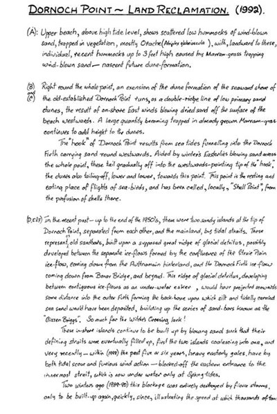 Dornoch Point Land Reclamation 1992