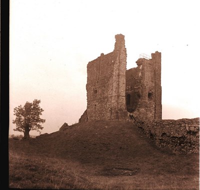 A ruined castle