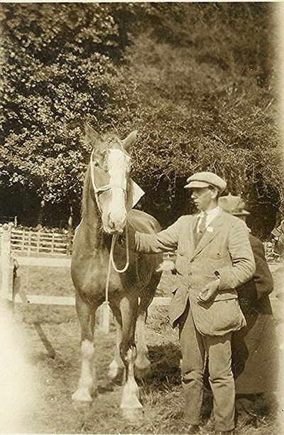 Man and horse possibly at Highland Show