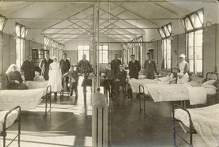 Jeanie Mackay, in nurse's uniform at Cambusavie Hospital