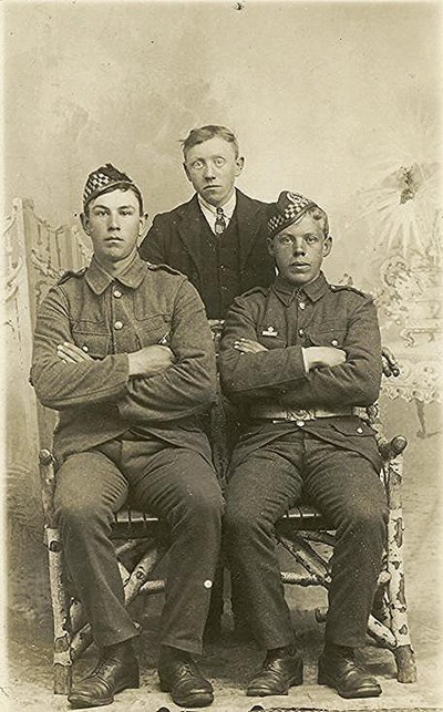 Mackay Family Photograph ~ Donald Mackay (left)