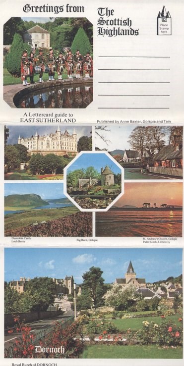 Lettercard guide to East Sutherland