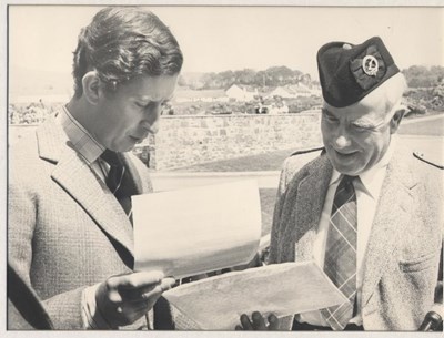 Prince Charles in Sutherland 1977