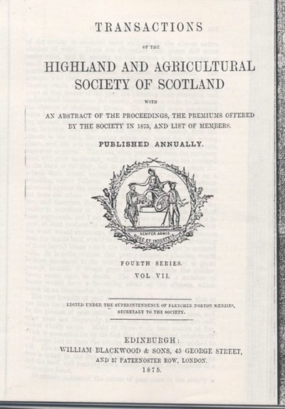 Highland Farming in the 19th Century