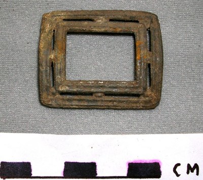 Brass buckle found at Littleferry