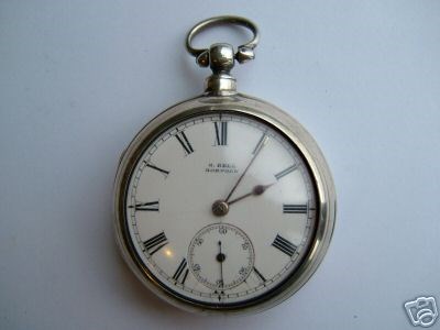 Pocket watch made by G Bell of Dornoch 1879