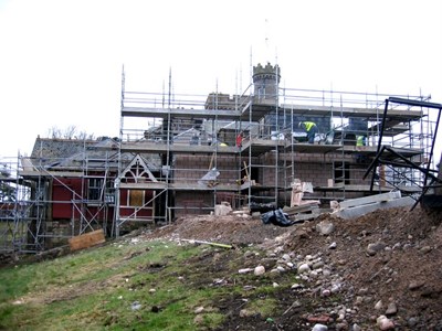 Reconstruction and landscaping Burghfield Hotel