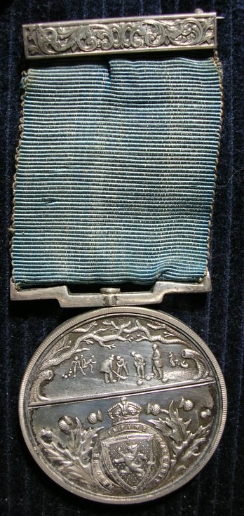 Dornoch Curling Club medal
