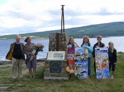 Meikle Ferry Disaster Commemorative Plaque Unveiling 16 Aug 2009
