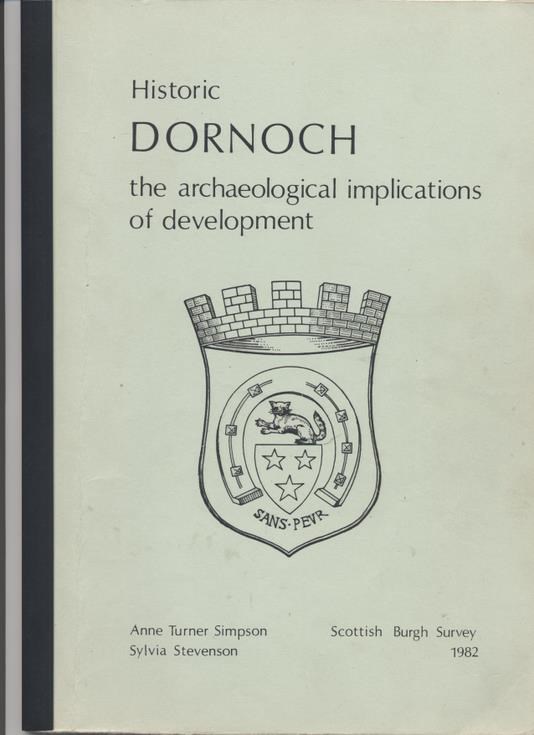 Booklet on archaeology of Dornoch