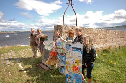 General setting of Meikle Ferry Commemorative Plaque