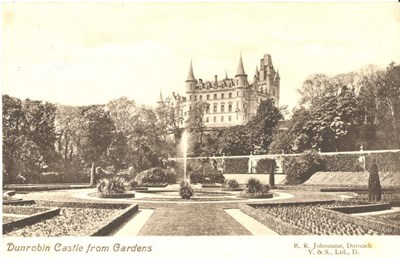 Dunrobin Castle from Gardens c 1911