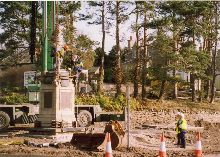 Relocation of Dornoch war memorial