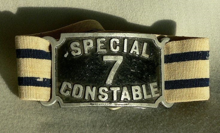Armband for Special Constable Alex Mackay