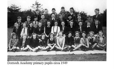 Photographs Dornoch Primary pupils c 1949