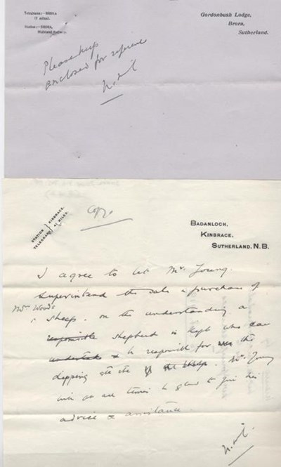Memo from N. McCorquodale ~ Oct.16th 1919