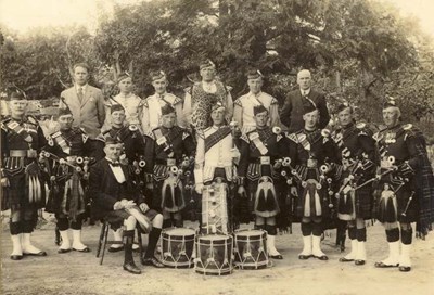 Dornoch Pipe Band c. 1920s