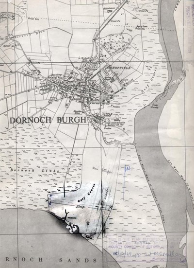 1969 Map of Dornoch Airstrip