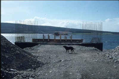 The bank landing point