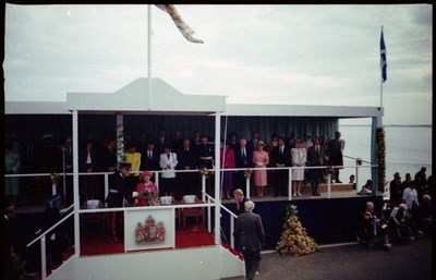 Opening ceremony Dornoch Firth Bridge 27 Aug 91