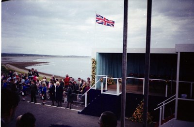 Awaiting start of opening ceremony