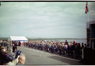 Arrival of Royal Party Dornoch Bridge Opening Ceremony