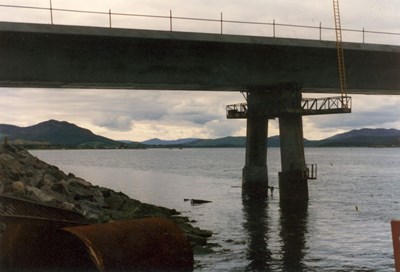 Dornoch Firth Bridge Construction ~ View up the Firth