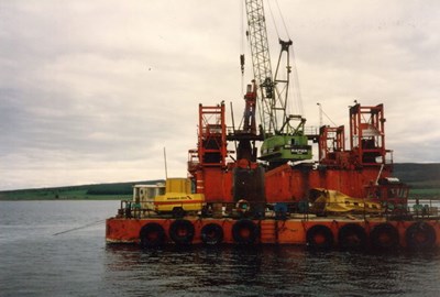 Dornoch Firth Bridge Construction ~ The First Floating Unit
