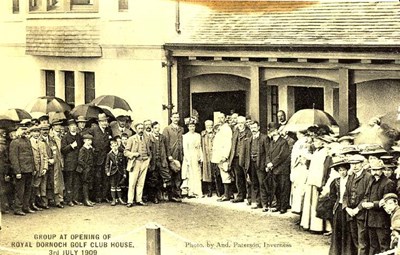 Opening of Royal Dornoch Golf Club House 1909