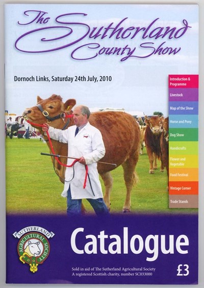 Programme for the Sutherland County Show 2010