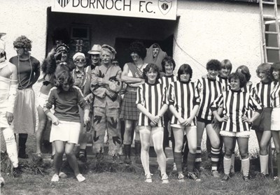 Dornoch Festival Week 1979 - Fancy dress football