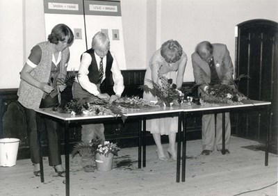 Dornoch Festival Week 1979 - Generation Game flower arranging