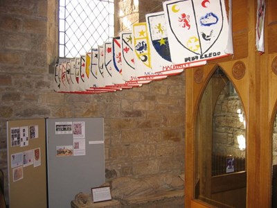 Display of Dornoch Primary School Coat of Arms Project 2010